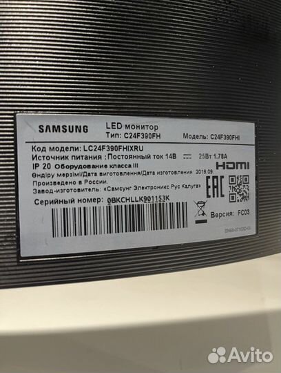 Монитор samsung 24