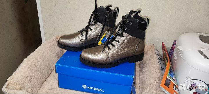 Ботинки демисезонные Котофей 37,5 р-р, новые
