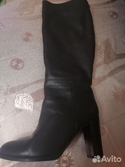 Сапоги женские натуральная кожа 38 весна