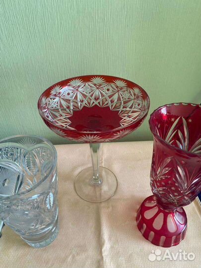 Хрустальная ваза СССР