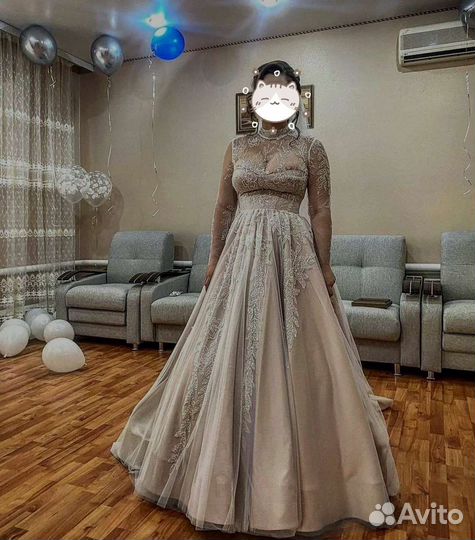 Свадебное платье со шлейфом 42-48