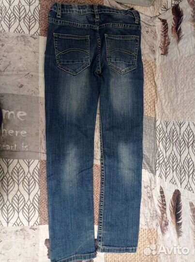 Джинсы для мальчика 140