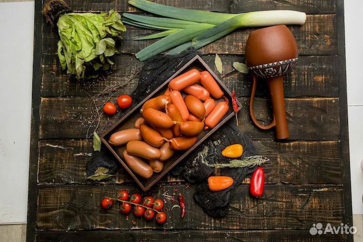 Сардельки халяль Хицунов от производителя