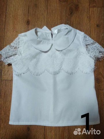 Школьная рубашка для девочки 122