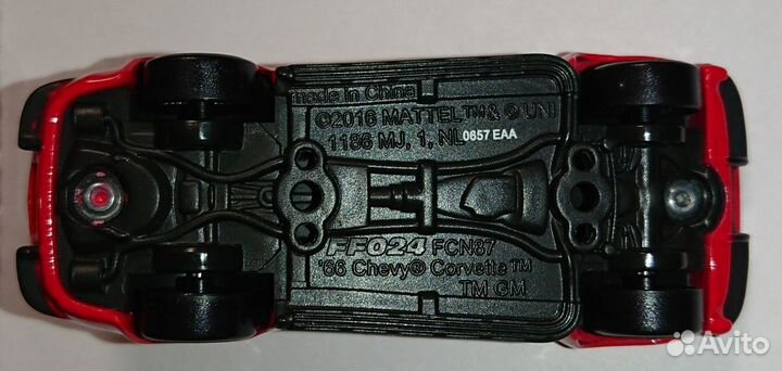 Mattel 1/55 Fast&Furious Chevy Corvette '66