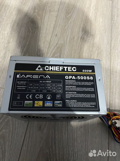 Chieftec iarena GPA-500S8 на 500W