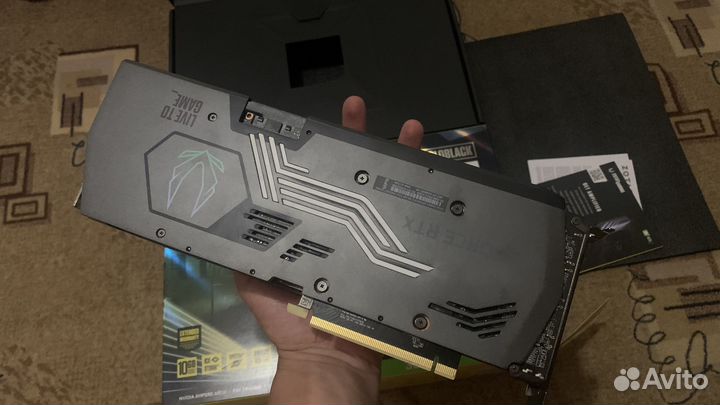 Видеокарта zotac RTX 3080 10 gb holo AMP