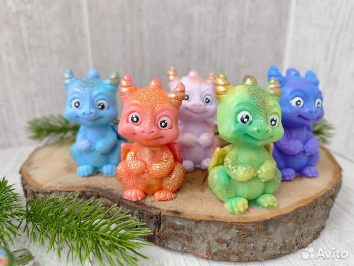 Мыло ручной работы дракончик 