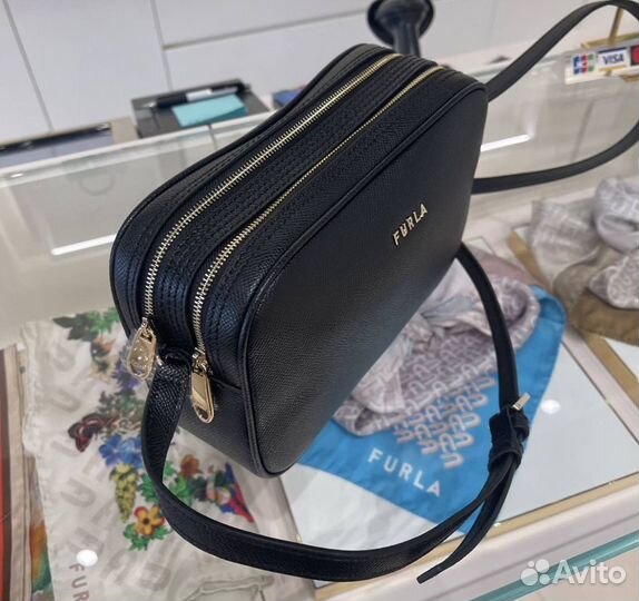 Сумка furla натуральная кожа