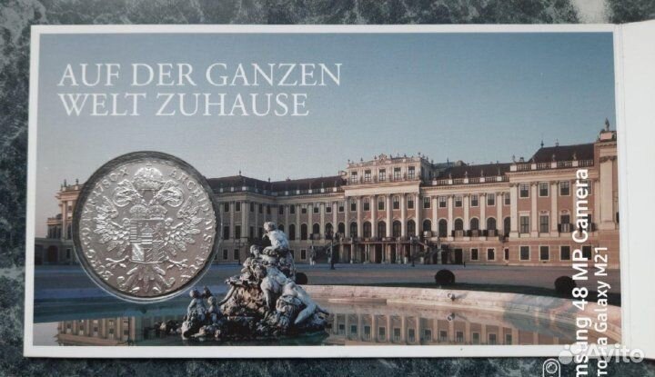 Монета талер Марии-Терезии