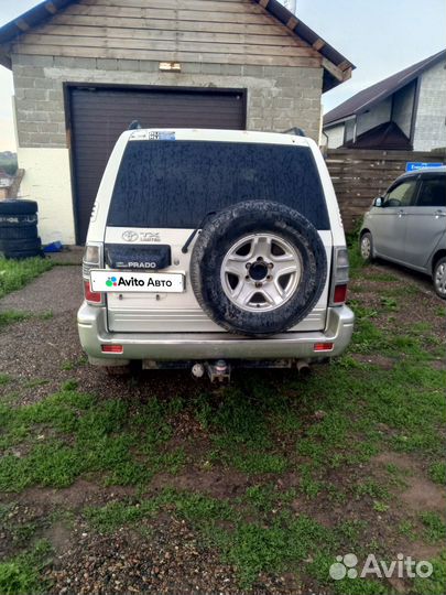 Toyota Land Cruiser Prado 3.0 AT, 1999, 332 000 км