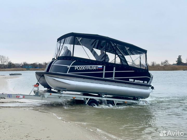 Моторный катамаран BRO pontoon 65