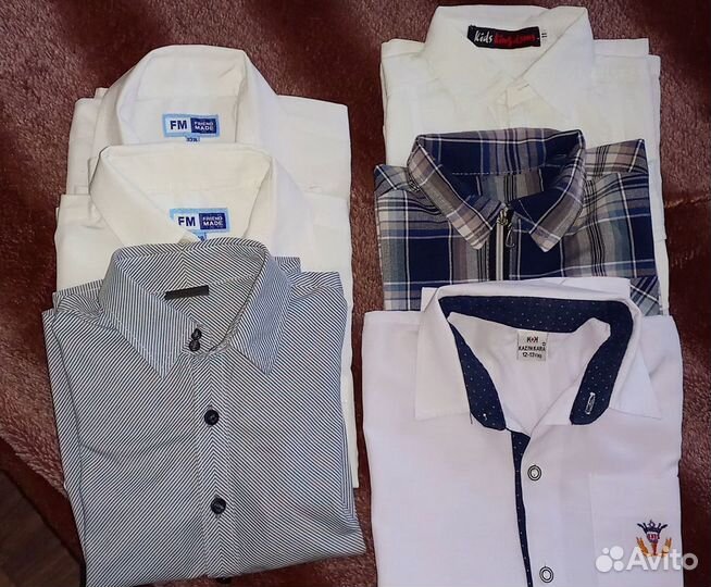 Рубашки школьные