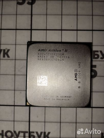 Процессор AMD Athlon II X2 245e AM3, 2 x 2900 мгц