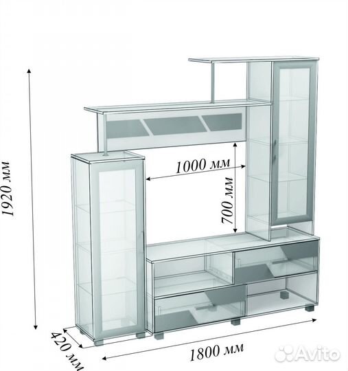 Стенка в гостиную
