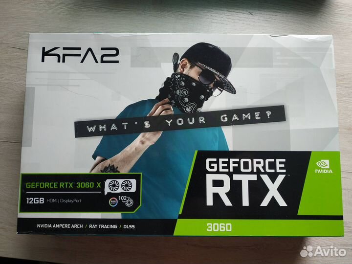 Видеокарта GeForce RTX 3060 KFA2 EX (1-Click OC)