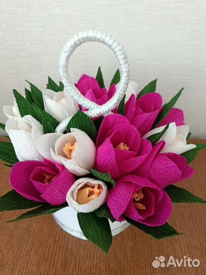 Поделка на 8 Марта. Букет