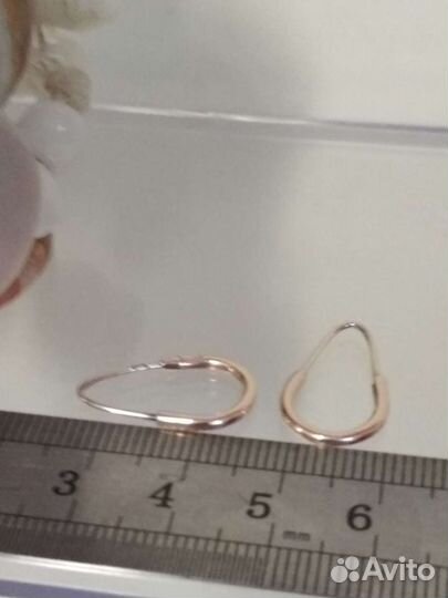 Золотые серьги СССР