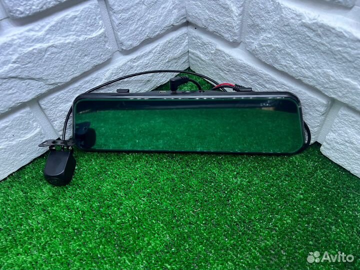 Автомобильное зеркало регистратор с двумя камерами