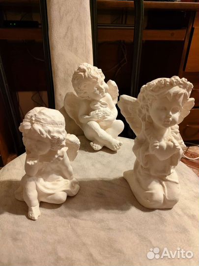 Статуэтка ангел гипсовая