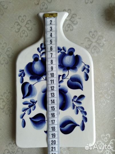 Фарфоровые разделочные доски Гжель