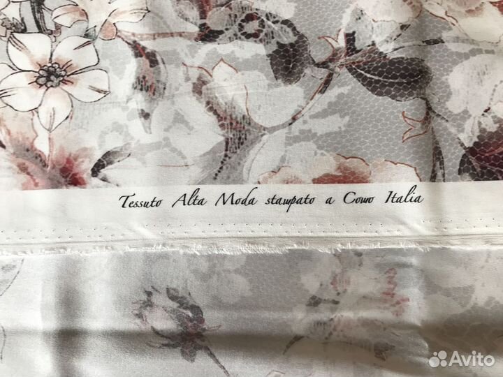 Отрезы итальянского шелка alta moda