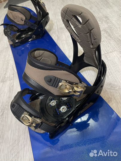 Комплект burton сноуборд + крепления