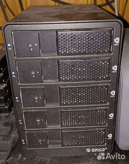 Док-станция Orico 5 HDD + Noctua + 15TB
