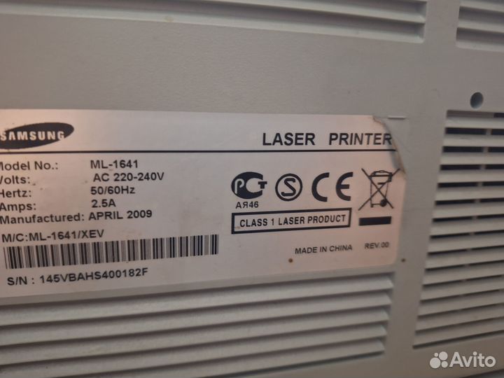 Принтер samsung ml 1641