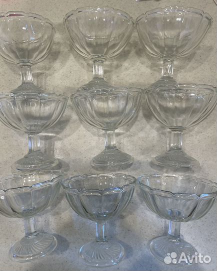 Рюмки, Креманки для мороженого СССР и др