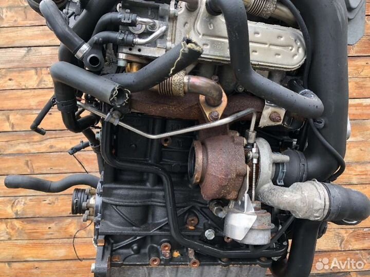 Двигатель Volkswagen Touran 1 2007 BRU 1.9 дизель