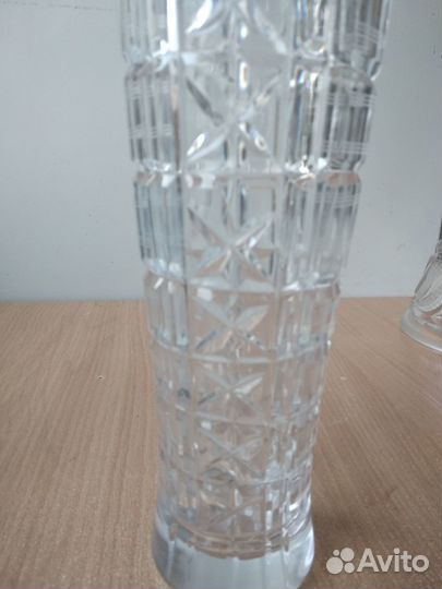 Ваза для цветов хрусталь СССР 70 е г.г