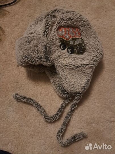 Зимняя шапка ушанка детская