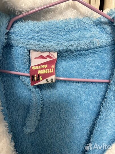 Детский махровый халат