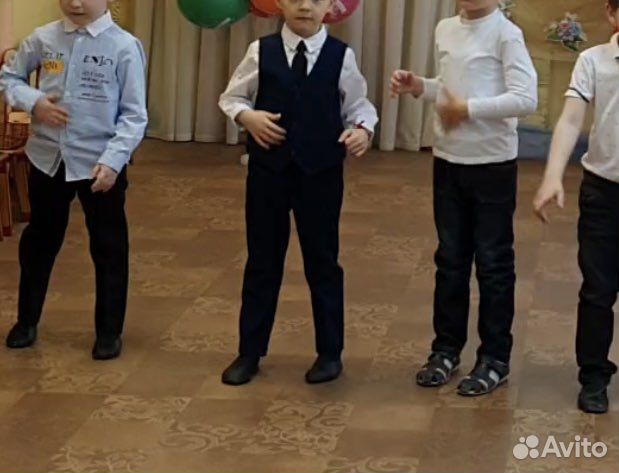 Костюм (Рубашка+брюки+жилет). Размер 104