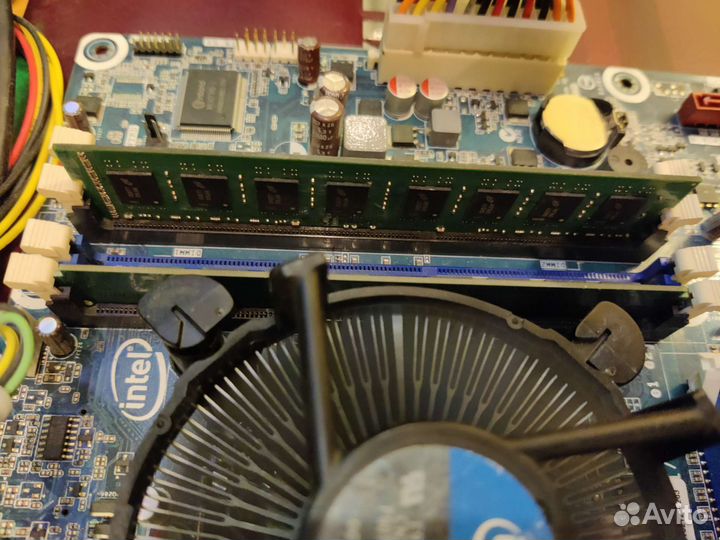 Материнская плата Intel + Intel i7 + 8 gb+hdd500