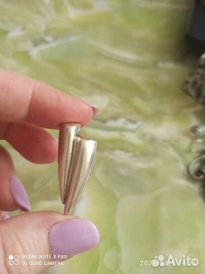 Серебряные серьги