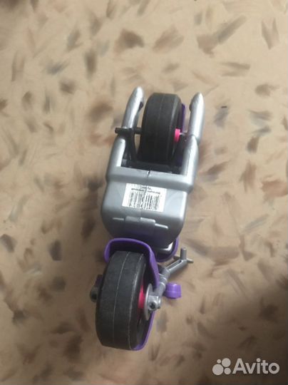 Мотоцикл игрушка фиолетовый
