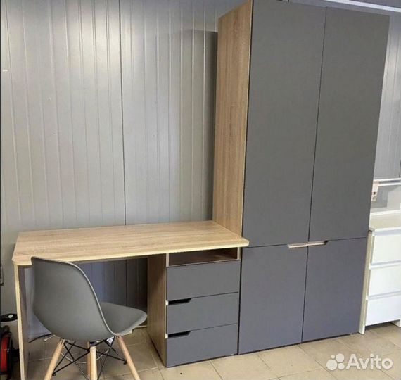 2х-створчатый шкаф +стол Анталия