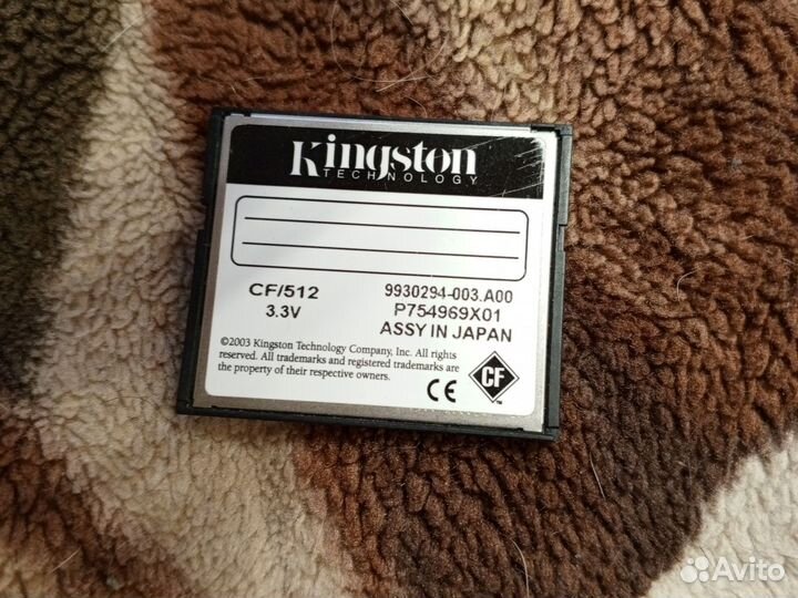 Compact flash 512 mb Digital memory card Kingston