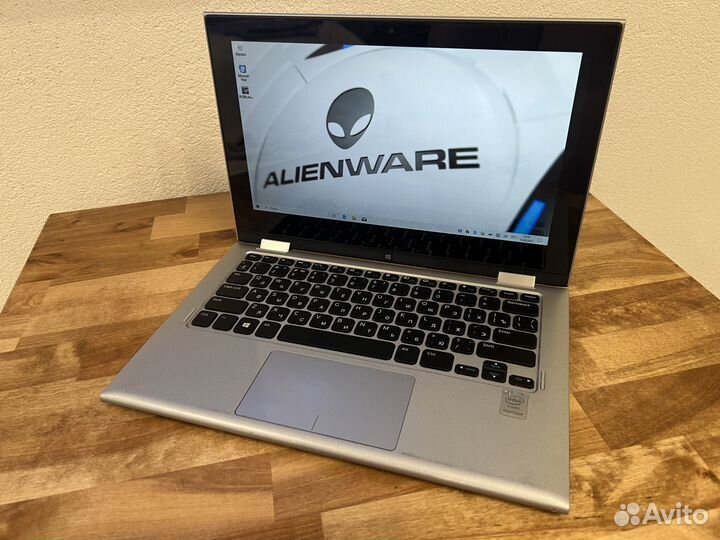 Сенсорный ноутбук-планшет Dell 4 ядра 8Gb SSD 256G