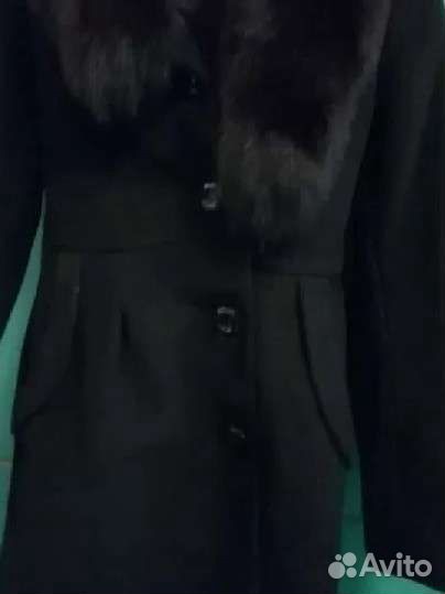 Пальто зимнее с мехом