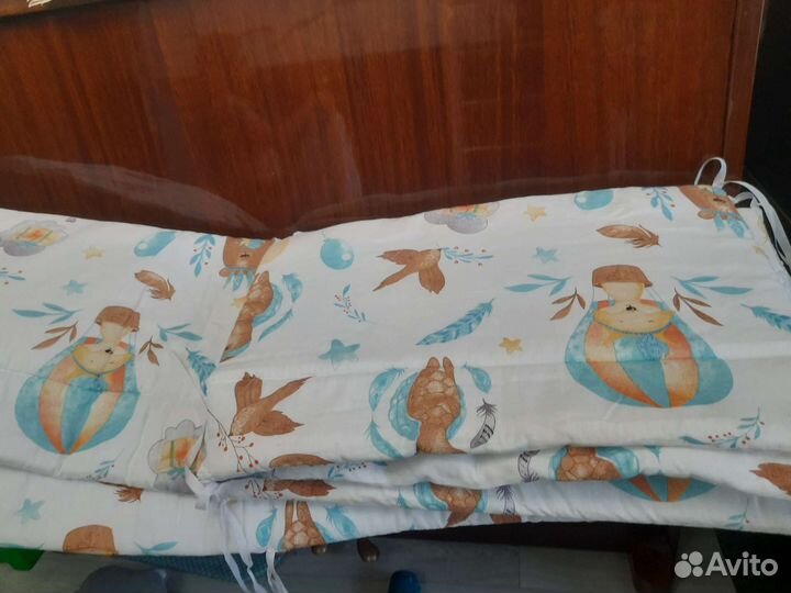 Бортики в детскую кроватку