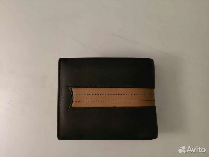 Мужское кожаное портмоне (кошелёк)
