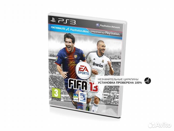 FIFA 13, б/у, незнач.царап. (PS3)