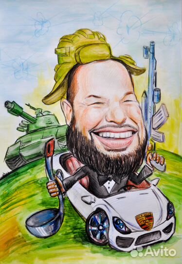 Роспись стен. Шаржи