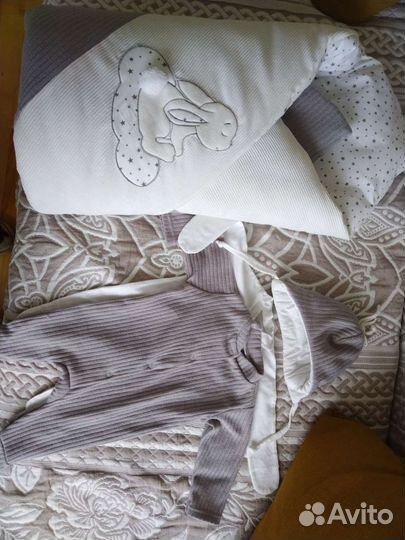 Конверт одеяло на выписку холодное лето,осень