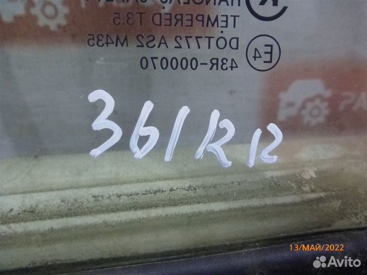 Стекло заднее правое Ssangyong Kyron DJ G23D-005