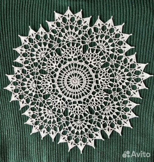 Салфетка вязаная крючком