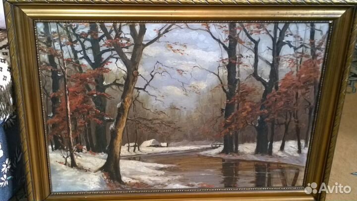 Старинная картина Sten Bille (1890-1953). Дания